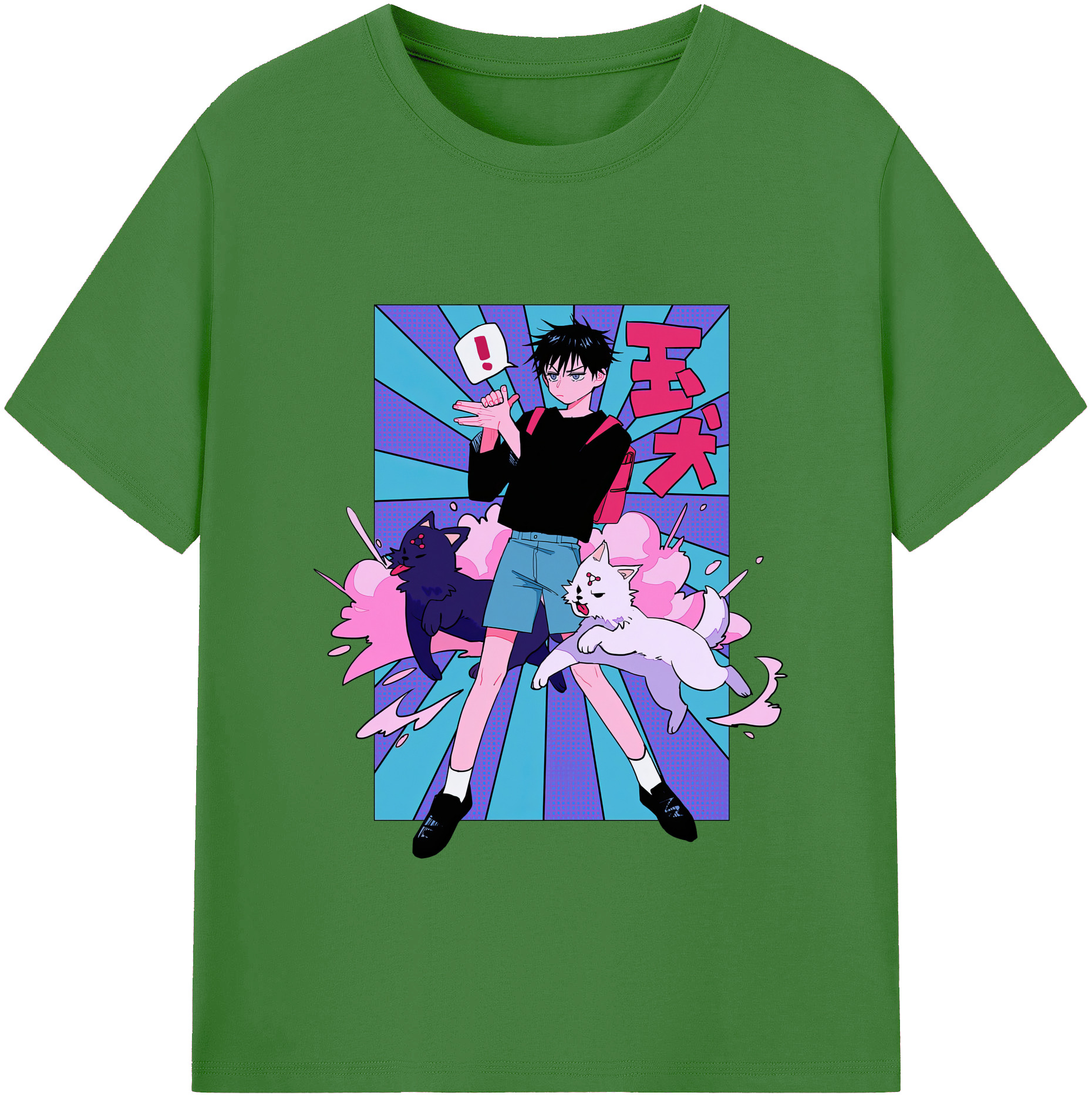 （画像用） 呪術廻戦 Jujutsu Kaisen レディースカジュアルプリントTシャツ（綿100％）